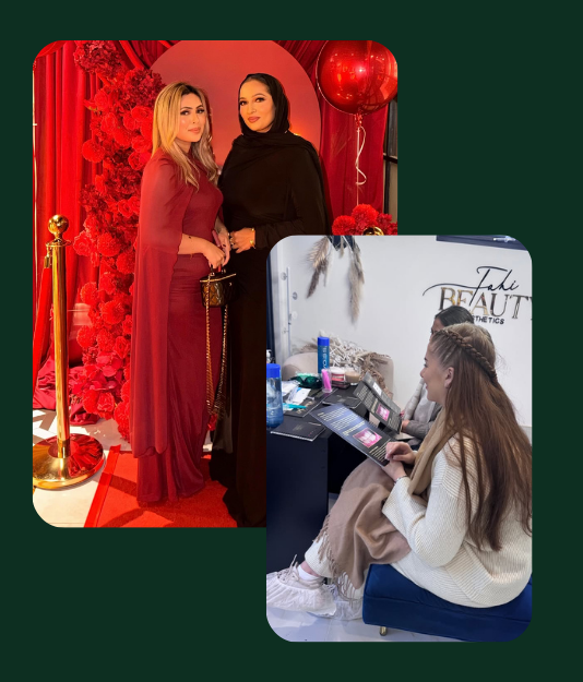 Training session at Fahi Beauty Academy